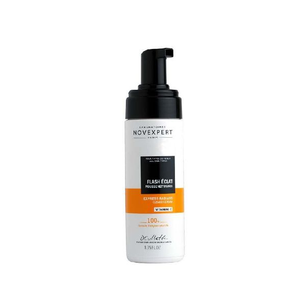 Mousse detergente illuminante alla vitamina C Novexpert