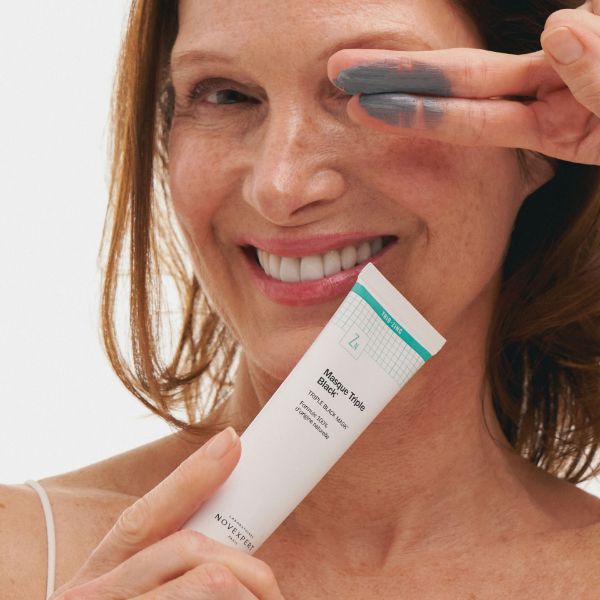 Maschera pelle impura Trio Zinc Novexpert | Triple Black Masque Trio Zinc