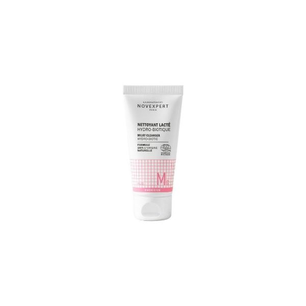 MINI SIZE Latte detergente viso pelle sensibile Magnesium Novexpert | Nettoyant Lacté Hydro-Biotique Magnesium  MINI SIZE